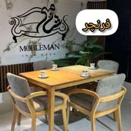 مبل ، میز ناهار خوری ، چوب راش ،نراد به سلیقه مشتری نقد و چک