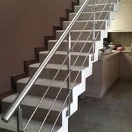 درب ضد سرقت مدرن نرده شیشهای لمینت استیل ضدسرقت کدL052