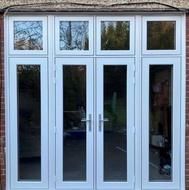 درب ضد سرقت لوکس پنجره upvc دوجداره لمینت ضدسرقت کد A204