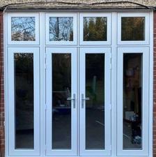 درب ضد سرقت/پنجره upvc دوجداره ضدسرقت کد A204