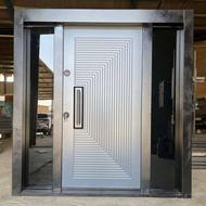 درب ضد سرقت فلز نمای کامپوزیت کرتین وال ضدسرقت کدL190