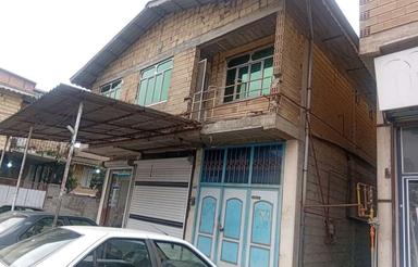 یک دستگاه ساختمان یک عدد مغازه باحیاط محوطه دونبش