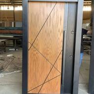 درب ضد سرقت مدرن نمای کامپوزیت ضدسرقت کدL356