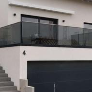 درب ضد سرقت نرده شیشهای استیل لمینت ضدسرقت کدL395