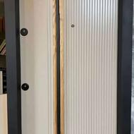 درب ضد سرقت لاین نمای کامپوزیت کرکره برقی ضدسرقت کدL404