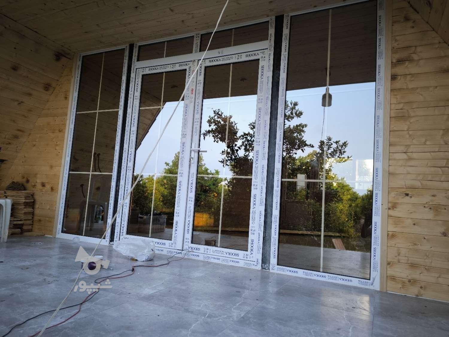 درب پنجره دوجداره یو پی وی سی upvc