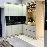 کابینت کمددیواری تخت تاشومیزTVدرب چوبی نقدواقساط