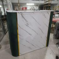 کانتر بغل هلال تمام ام دی اف میز منشی رسپشن پذیرش