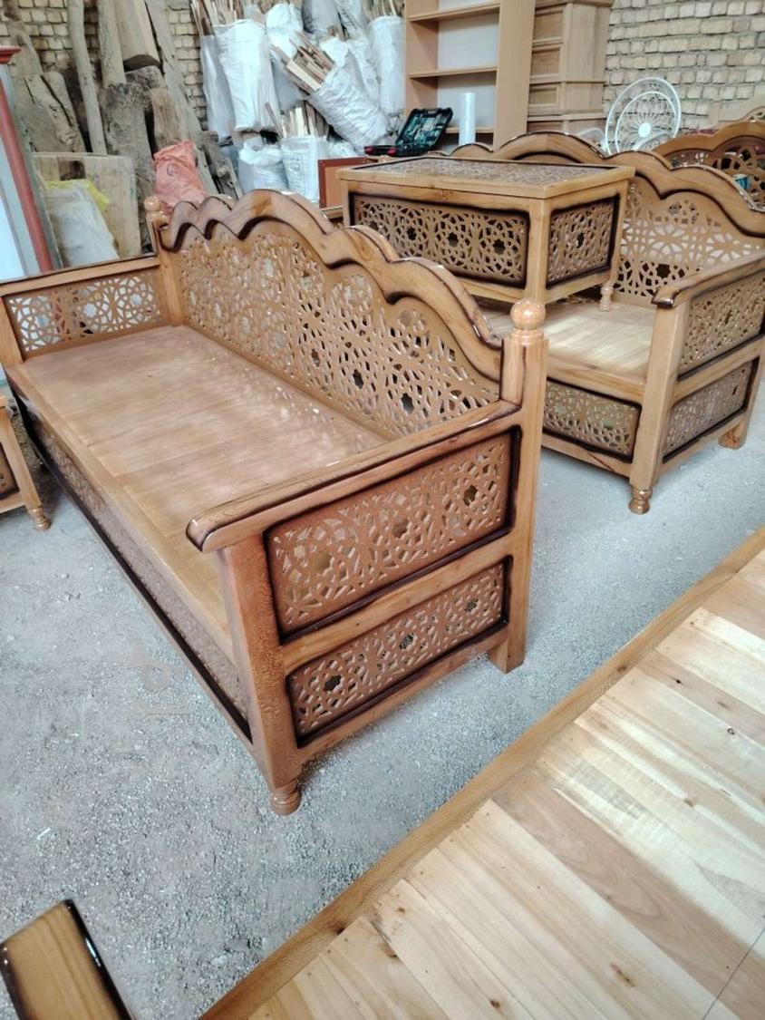 تخت سنتی چوب روسی