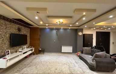 آپارتمان 118 متر خوش نقشه بازسازی شده با نصبیجات