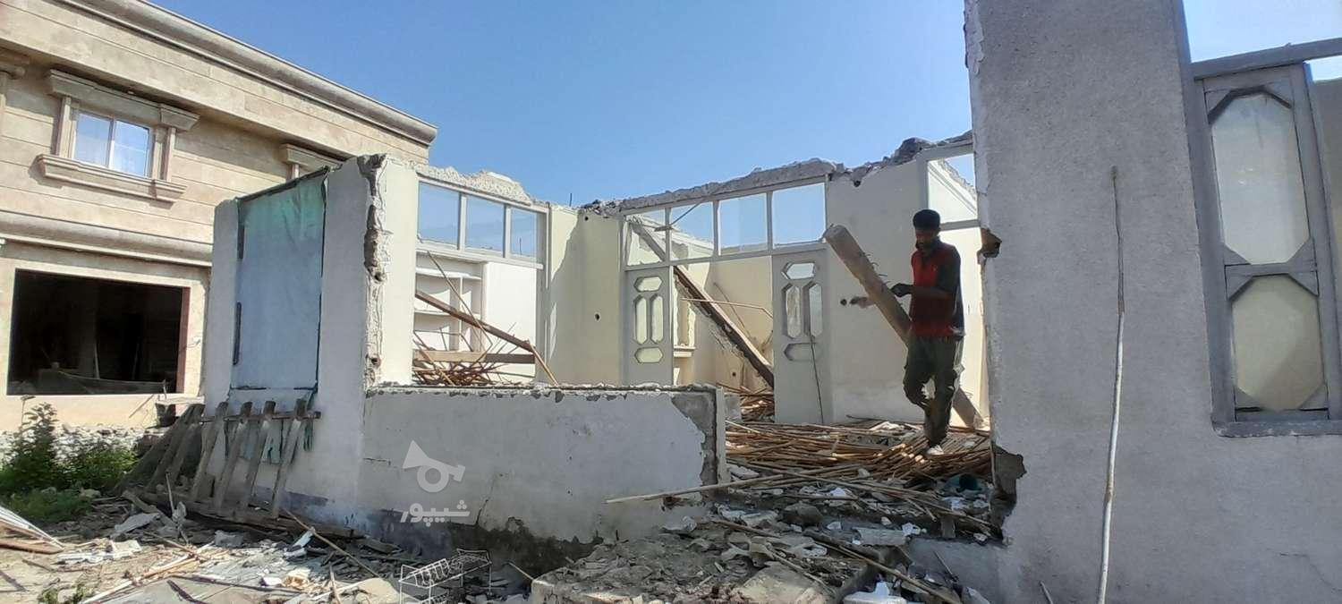 بنایی.تخریب ساختمان قدیمی تخریب دیوار سقف ستون