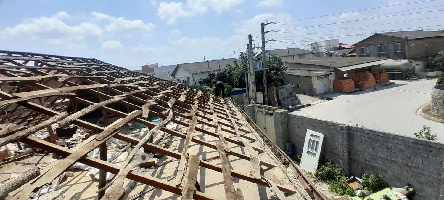 بنایی.تخریب ساختمان قدیمی تخریب دیوار سقف ستون