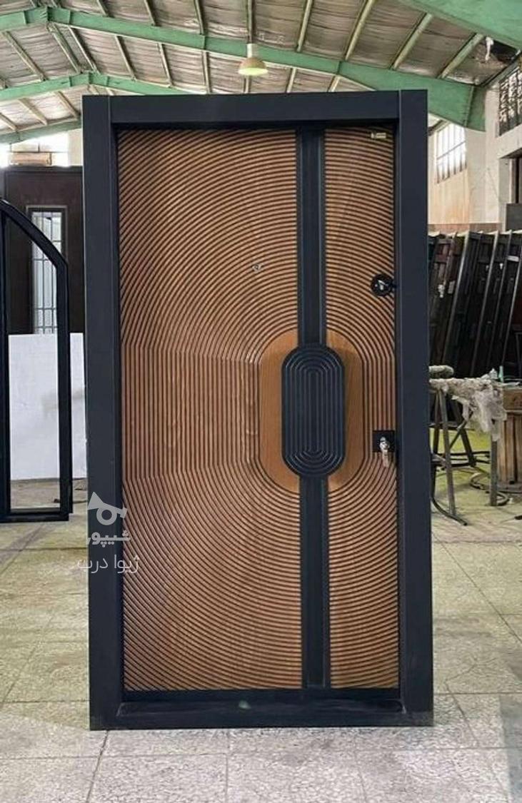 درب ضدسرقت روکش mdf ضد سرقت سرویس پنجره اتاق ژیوادرب1666