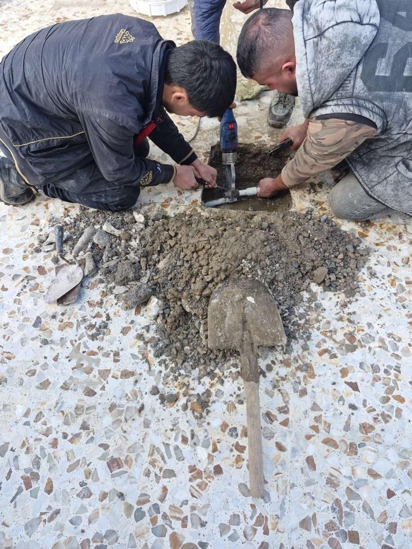 ترکیدگی لوله کشی آب تصویری