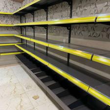 فروش میز فروشگاهی ویترین ترک استند سیگار قفسه لیبل دار رگال