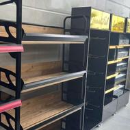 سطل فروشگاه استند پانچ خور میز چک اوت ویترین ترک میز چک اوت