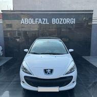 پژو 207i (پانوراما دنده ای+tu5)بدون رینگ1404 سفید