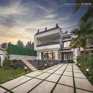 ویلا تریبلکس 600 متر در نوشهر بااستخر روباز/ویو جنگل و دریا