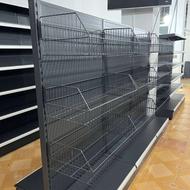 استند سبد دار قفسه فلزی قفسه فروشگاهی میز چک اوت ویترین فلزی