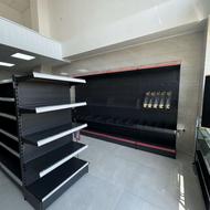 جام آجیل قفسه هایپری مشکی ترک استند پانچی قفسه طوسی ویترین