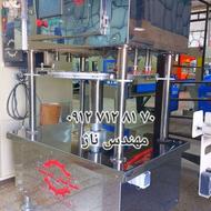 دستگاه پرکن روتاری با درب گذار و درب بند PLC اقساطی