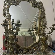 خرید آینه شمعدان کنسول برنجی