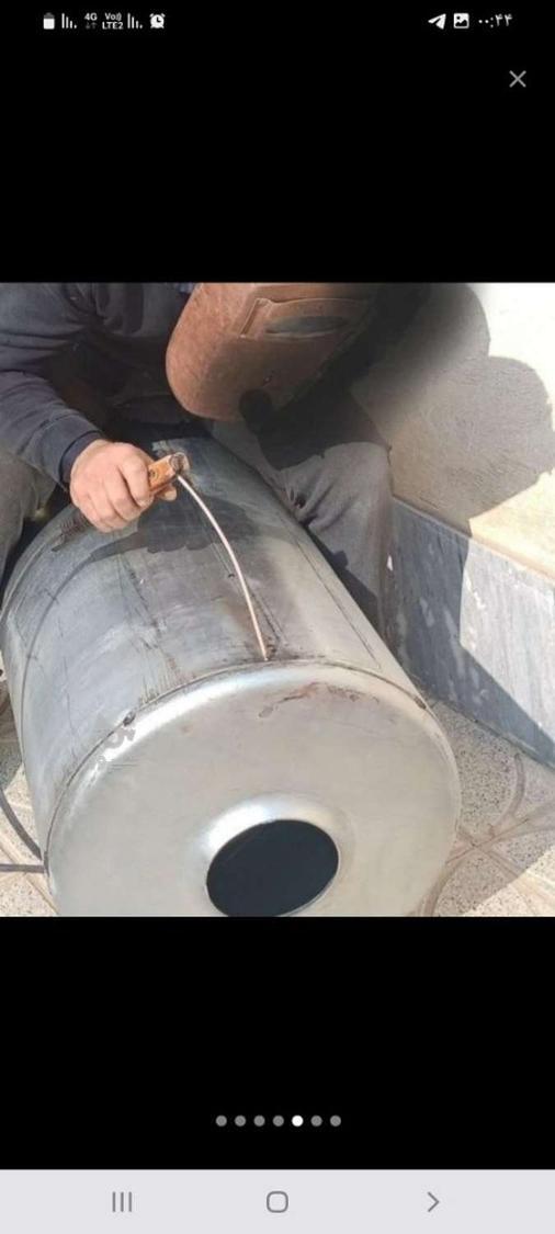 جوشکاری آبگرمکن وبرشکاری لوله گاز