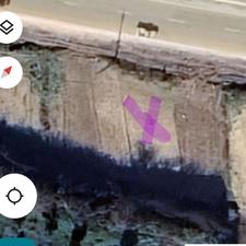 زمین بر جاده مینودشت به کلوکند