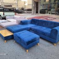 مبل راحتی ال چستر / مبلمان +پاف وسط / نقد و اقساط