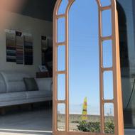 آینه‌قدی مدل آریانا | طراحی خاص با قاب چوبی شیک