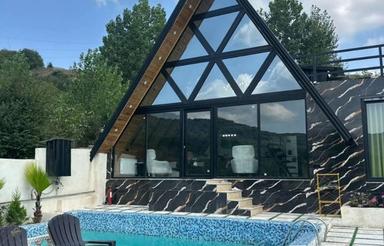 اجاره روزانه کلبه جنگلی استخر دار در زیراب