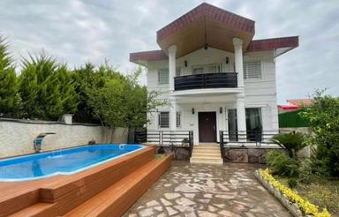 فروش ویلا 250 متری با 180 بنا سند پایان استخر روبه کوه چلک