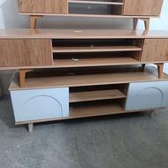 میز تلویزیون بلوط آمریکایی