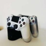 دستگاه ps4pro سفید وعینک واقعیت مجازی با پک کامل