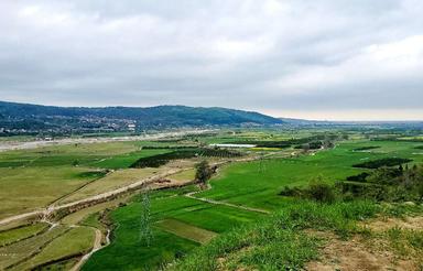  باغ 2300 متر در تنگ لته با چشم انداز جاده کیاسر