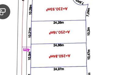فروش 6 قطع زمین بدون کاربری.کندسر خیابان کاج.