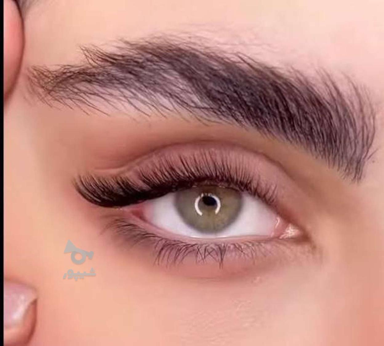 مدل اکستنشن مژه و لیفت ابرو