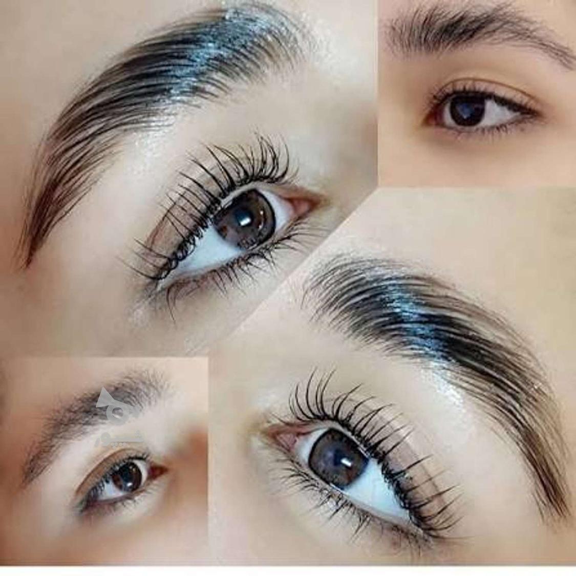 مدل اکستنشن مژه و لیفت ابرو