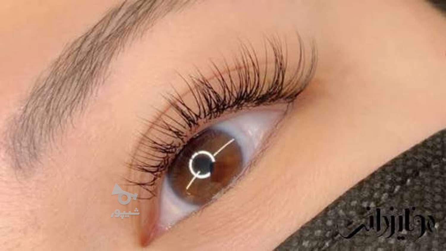 مدل اکستنشن مژه و لیفت ابرو