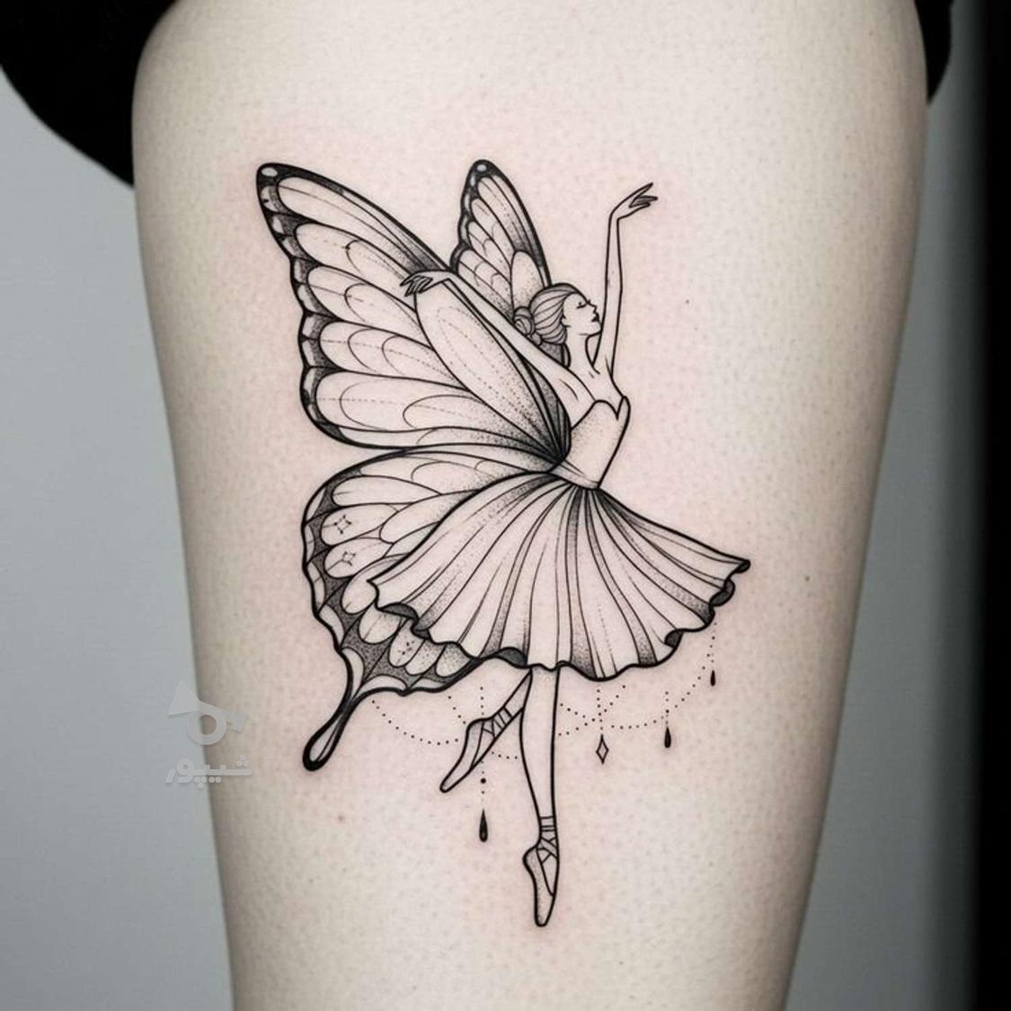 مدل تتو بدن