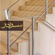 درب ضد سرقت:/“کدLb539”/نرده استیل/لمینت/شیشه‌ای ضدسرقت