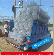 شاخ زده پایه گالوانیزه و فنس باغی گالوانیزه