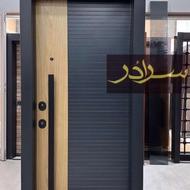 درب اتوماتیک bm191( + پنجره دوجداره نرده شیشه‌ای