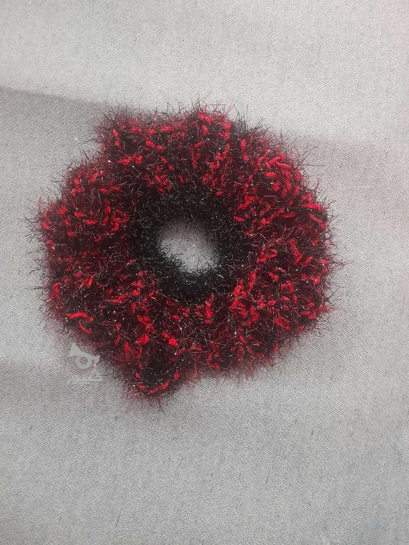 کش موی دست بافت رنگارنگ و زیبا