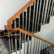 درب ضد سرقت:/“کدLb66/3”/نرده استیل،شیشه‌ای ضدسرقت