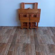 نیمکت تاشو چوبی