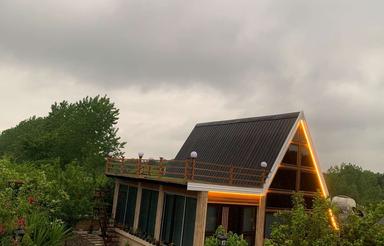 اجاره کلبه سویسی جکوزی روباز آبگرم