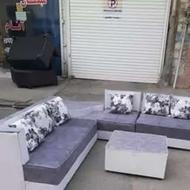 مبل راحتی ال دسته دوبل