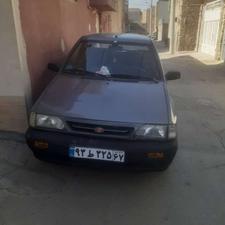 پراید 89شاسی سالم دولکه رنگ