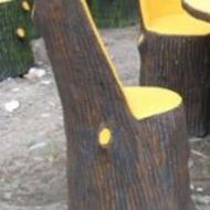 میز و صندلی بتنی